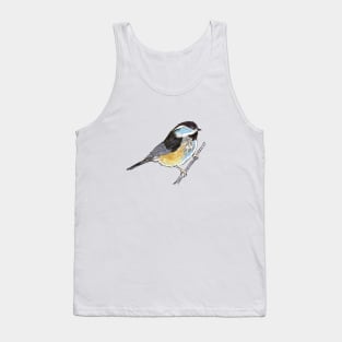 Black Capped Chickadee 1 Tank Top